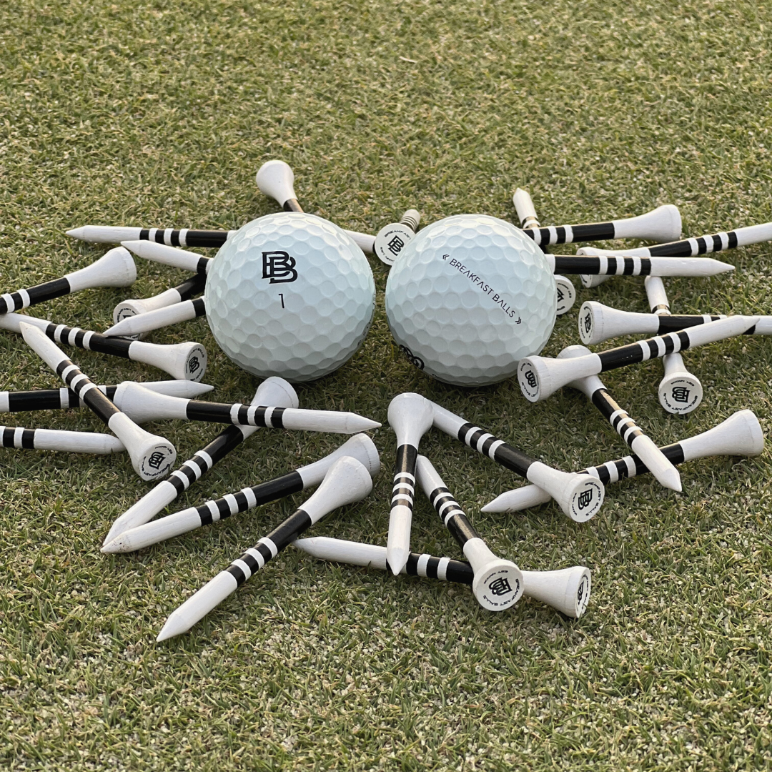 Breakfast Balls x Western Birch Golf Tees